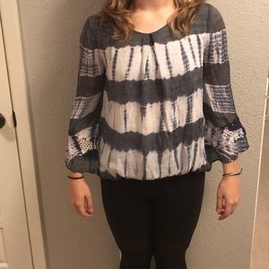 Tye dye style beautiful flowy top